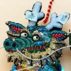 「年神様(辰年ver.) brooch & ornament」