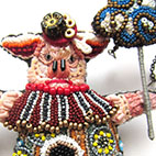 「からかさ小僧のブローチ(ブタ)」