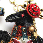 「八咫烏のブローチ・バッグチャーム」