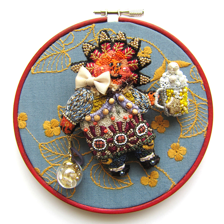 「晴れの子のブローチ・飾り」